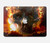 W0863 Hell Fire Skull Hard Case Cover For MacBook Air 15″ (2023,2024) - A2941, A3114