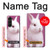 W3870 Cute Baby Bunny Hard Case For Samsung Galaxy Z Fold 5