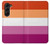 W3887 Lesbian Pride Flag Hard Case For Samsung Galaxy Z Fold 5