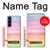W3507 Colorful Rainbow Pastel Hard Case and Leather Flip Case For Sony Xperia 1 V