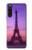 W3447 Eiffel Paris Sunset Hard Case and Leather Flip Case For Sony Xperia 10 V