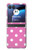 W2358 Pink Polka Dots Hard Case For Motorola Razr 40 Ultra