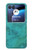 W3147 Aqua Marble Stone Hard Case For Motorola Razr 40 Ultra