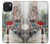 W0108 Girl in The Rain Hard Case and Leather Flip Case For iPhone 15