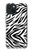 W3056 Zebra Skin Texture Graphic Printed Hard Case and Leather Flip Case For iPhone 15