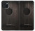 W3834 Old Woods Black Guitar Hard Case and Leather Flip Case For iPhone 15