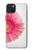 W3044 Vintage Pink Gerbera Daisy Hard Case and Leather Flip Case For iPhone 15 Plus