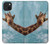 W3680 Cute Smile Giraffe Hard Case and Leather Flip Case For iPhone 15 Plus