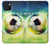 W3844 Glowing Football Soccer Ball Hard Case and Leather Flip Case For iPhone 15 Plus