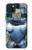 W3864 Medieval Templar Heavy Armor Knight Hard Case and Leather Flip Case For iPhone 15 Plus