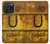 W2447 Nuclear Old Rusty Uranium Waste Barrel Hard Case and Leather Flip Case For iPhone 15 Pro