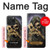 W3594 Grim Reaper Wins Poker Hard Case and Leather Flip Case For iPhone 15 Pro