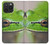 W3845 Green frog Hard Case and Leather Flip Case For iPhone 15 Pro Max