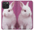 W3870 Cute Baby Bunny Hard Case and Leather Flip Case For iPhone 15 Pro Max