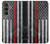 W3687 Firefighter Thin Red Line American Flag Hard Case and Leather Flip Case For Samsung Galaxy S23 FE