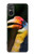 W3876 Colorful Hornbill Hard Case and Leather Flip Case For Sony Xperia 5 V