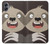 W3855 Sloth Face Cartoon Hard Case and Leather Flip Case For Samsung Galaxy A05