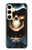 W0225 Skull Grim Reaper Hard Case and Leather Flip Case For Samsung Galaxy S24