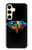 W3842 Abstract Colorful Diamond Hard Case and Leather Flip Case For Samsung Galaxy S24