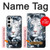 W0265 White Tiger Hard Case and Leather Flip Case For Samsung Galaxy S24 Plus