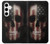 W3850 American Flag Skull Hard Case and Leather Flip Case For Samsung Galaxy S24 Plus