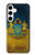 W3858 Ukraine Vintage Flag Hard Case and Leather Flip Case For Samsung Galaxy S24 Plus