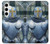 W3864 Medieval Templar Heavy Armor Knight Hard Case and Leather Flip Case For Samsung Galaxy S24 Plus