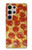W0236 Pizza Hard Case and Leather Flip Case For Samsung Galaxy S24 Ultra