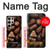 W3840 Dark Chocolate Milk Chocolate Lovers Hard Case and Leather Flip Case For Samsung Galaxy S24 Ultra