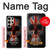 W3848 United Kingdom Flag Skull Hard Case and Leather Flip Case For Samsung Galaxy S24 Ultra