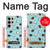 W3860 Coconut Dot Pattern Hard Case and Leather Flip Case For Samsung Galaxy S24 Ultra