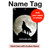 W1981 Wolf Howling at The Moon Tablet Hard Case For iPad 10.2 (2021,2020,2019), iPad 9 8 7