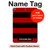 W2638 Black and Red Striped Tablet Hard Case For iPad 10.2 (2021,2020,2019), iPad 9 8 7