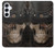 W3852 Steampunk Skull Hard Case and Leather Flip Case For Samsung Galaxy A55 5G