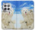 W3794 Arctic Polar Bear and Seal Paint Hard Case and Leather Flip Case For OnePlus 12