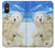 W3794 Arctic Polar Bear and Seal Paint Hard Case and Leather Flip Case For Sony Xperia 10 VI