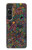 W3815 Psychedelic Art Hard Case and Leather Flip Case For Sony Xperia 1 VI