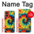 W3459 Tie Dye Hard Case and Leather Flip Case For Motorola Moto G Stylus 5G (2024)