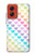 W3499 Colorful Heart Pattern Hard Case and Leather Flip Case For Motorola Moto G Stylus 5G (2024)