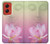 W3511 Lotus flower Buddhism Hard Case and Leather Flip Case For Motorola Moto G Stylus 5G (2024)