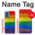 W2683 Rainbow LGBT Pride Flag Hard Case and Leather Flip Case For Motorola Moto G Play 4G (2024)