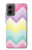 W3514 Rainbow Zigzag Hard Case and Leather Flip Case For Motorola Moto G 5G (2024)