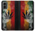 W3890 Reggae Rasta Flag Smoke Hard Case and Leather Flip Case For Motorola Moto G 5G (2024)