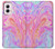 W3444 Digital Art Colorful Liquid Hard Case and Leather Flip Case For Motorola Moto G Power 5G (2024)