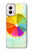 W3493 Colorful Lemon Hard Case and Leather Flip Case For Motorola Moto G Power 5G (2024)