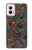 W3815 Psychedelic Art Hard Case and Leather Flip Case For Motorola Moto G Power 5G (2024)
