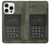 W3959 Military Radio Graphic Print Hard Case and Leather Flip Case For iPhone 16 pro