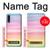 W3507 Colorful Rainbow Pastel Hard Case and Leather Flip Case For Samsung Galaxy A50