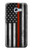 W3472 Firefighter Thin Red Line Flag Hard Case and Leather Flip Case For Samsung Galaxy A5 (2017)