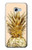 W3490 Gold Pineapple Hard Case and Leather Flip Case For Samsung Galaxy A5 (2017)